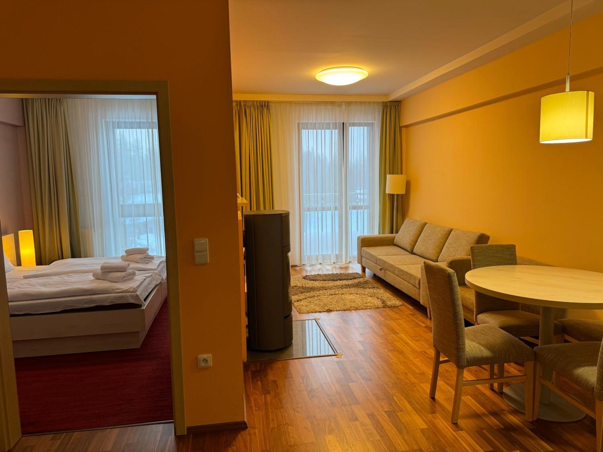 Apartment With Mountain View In Hotel Crocus, Štrbské Pleso Dış mekan fotoğraf