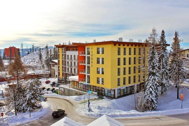 Apartment With Mountain View In Hotel Crocus, Štrbské Pleso Dış mekan fotoğraf